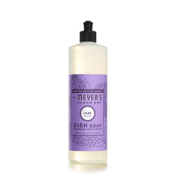 Mrs. Meyers Clean Day Mrs. Meyer's Clean Day Lilac Scent Liquid Dish Soap 16 oz 1 pk 70058 - main